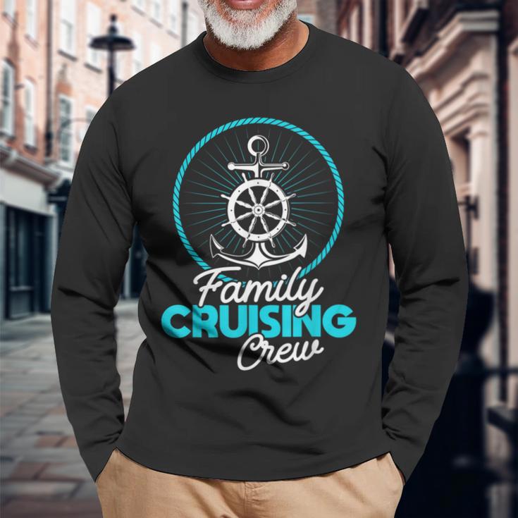 Kreuzfahrtschiff Urlaub Familienausflug Familie Kreuzfahrt Crew Langarmshirts Geschenke für alte Männer