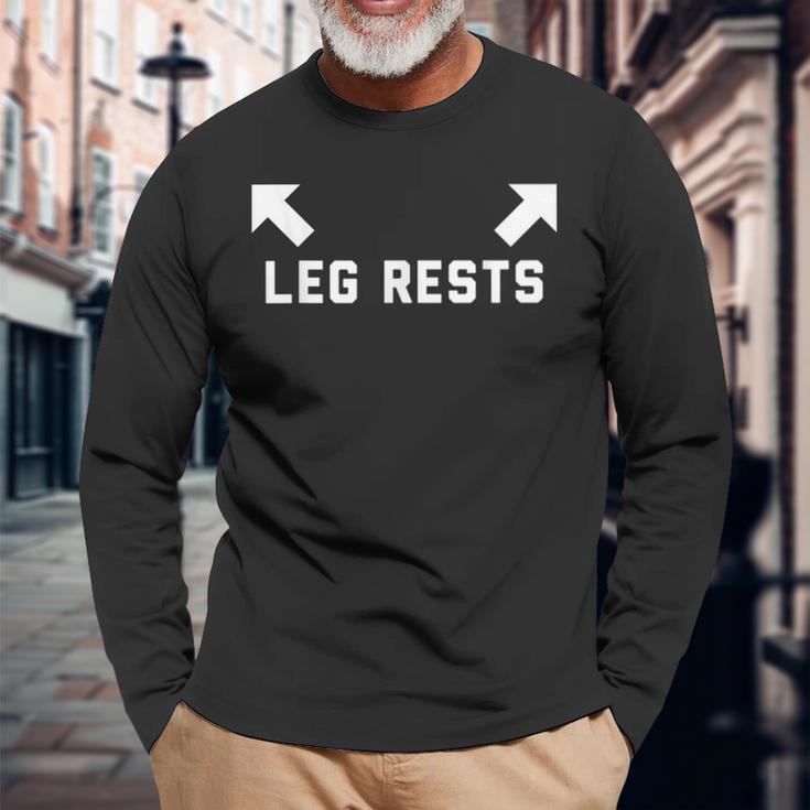 Leg Rests Langarmshirts Geschenke für alte Männer