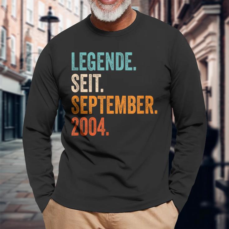 Legende Seit September 2004 20 Jahre Langarmshirts Geschenke für alte Männer