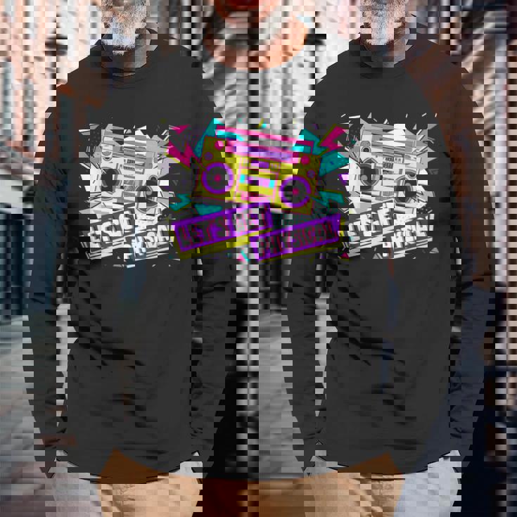 Let Get Physical 80S Costume Party Halloween Retro Workout Long Sleeve T-Shirt Gifts for Old Men