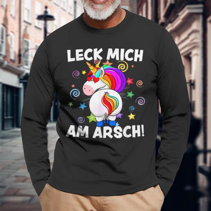 Lick Mich Am Arsch Langarmshirts Geschenke für alte Männer