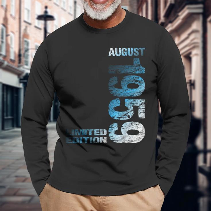 Limited Edition August 1959 Mann Frau 65 Geburtstag Langarmshirts Geschenke für alte Männer