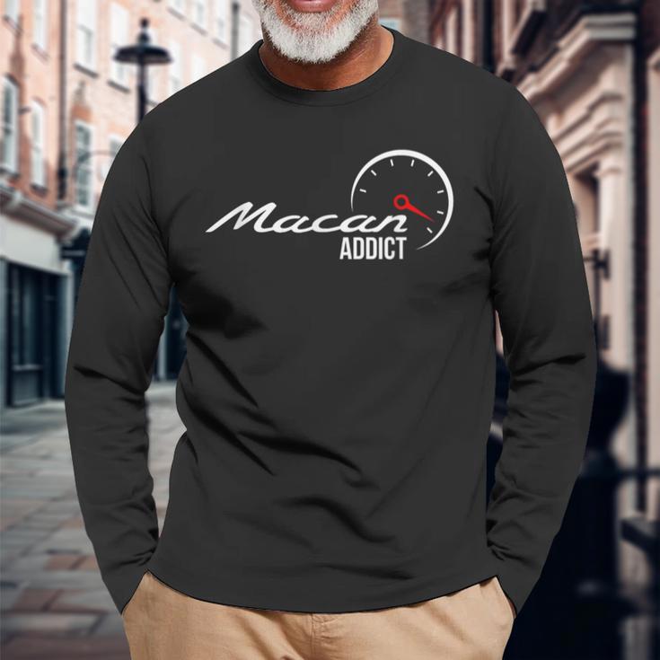 Macan Süchtige Sport Suv Der Rennsport Turbo Gts Type 95B Langarmshirts Geschenke für alte Männer