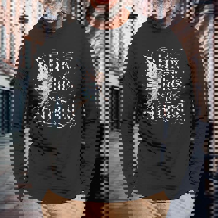 Magic Fairies In Fairy Tales Long Sleeve T-Shirt Gifts for Old Men
