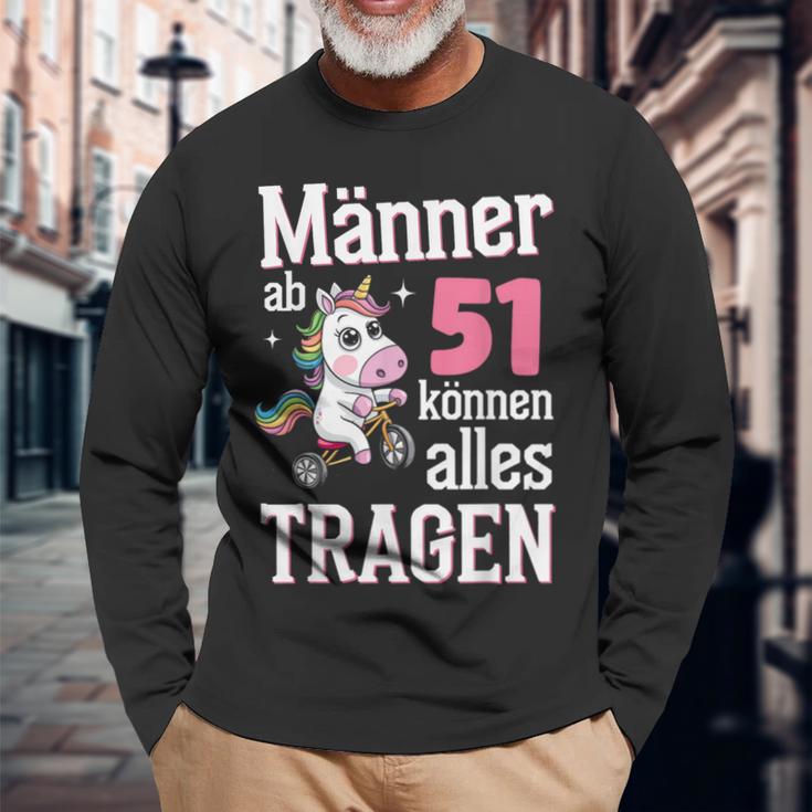 Männer Ab 51 Kann Alles Tragen 51St Birthday Langarmshirts Geschenke für alte Männer