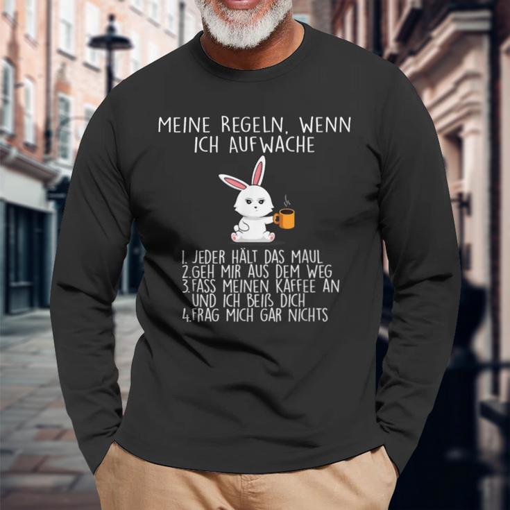 Meine Rules Wenn Ich Aufwache Langarmshirts Geschenke für alte Männer