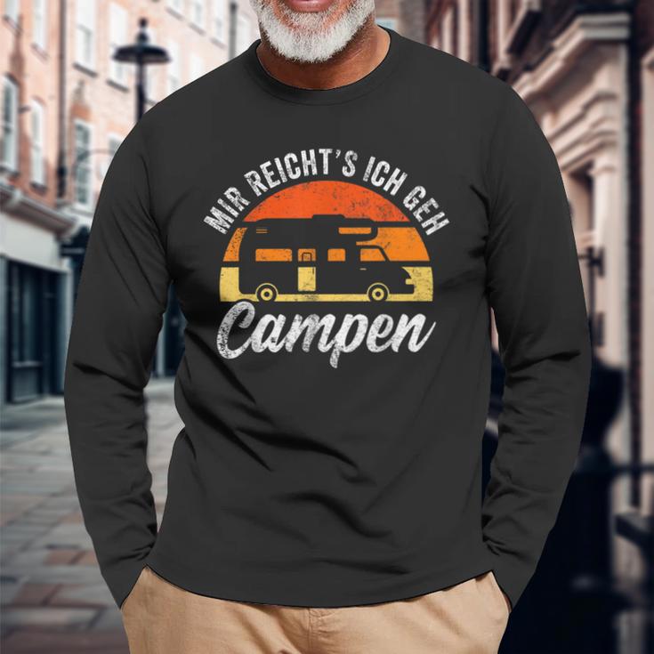 Mir Reichts Ich Geh Campen Camper Camping Langarmshirts Geschenke für alte Männer