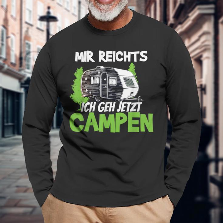 Mir Reichts Ich Geh Camping Caravan Langarmshirts Geschenke für alte Männer