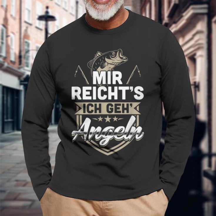 Mir Reichts Ich Geh Fishing Langarmshirts Geschenke für alte Männer