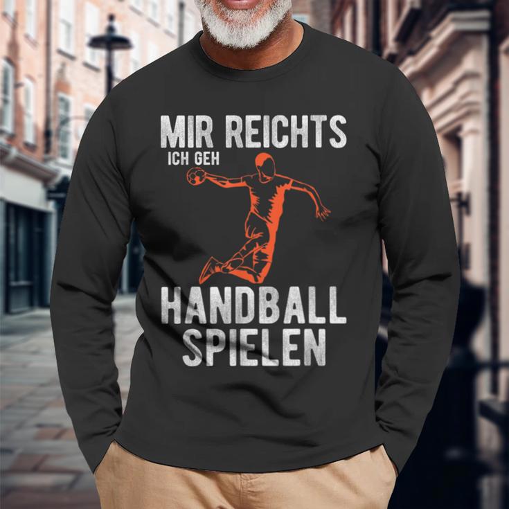 Mir Reichts Ich Geh Handball Spielen Boys Children's Langarmshirts Geschenke für alte Männer