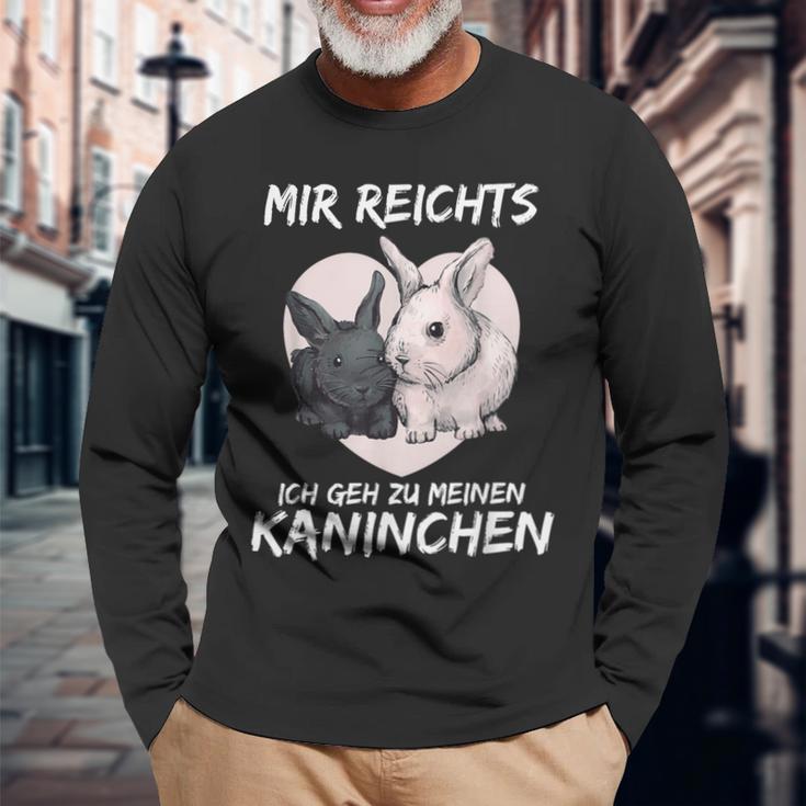 Mir Reichts Ich Geh Zu Mein Rabbit S Langarmshirts Geschenke für alte Männer