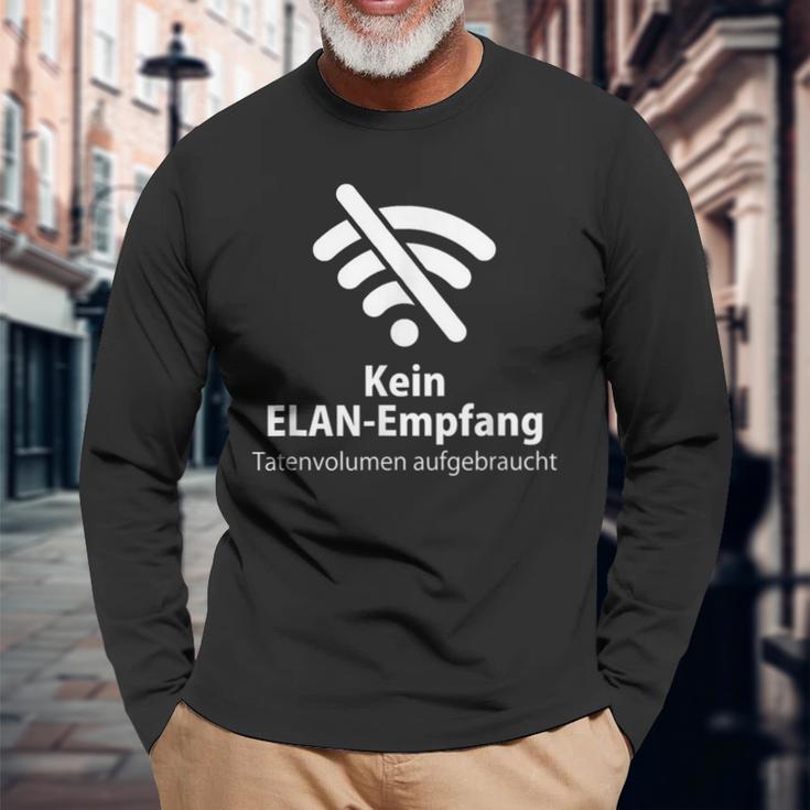 Mobile Phone Kein Elan Receipt Tatenvolumen Aufwo Langarmshirts Geschenke für alte Männer