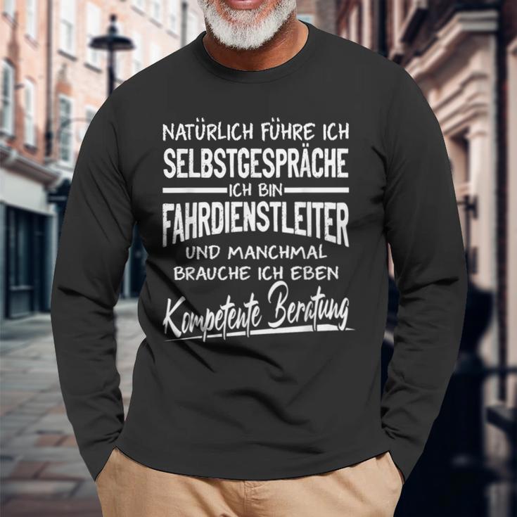 Natürlich Führ Ich Selbstpräche Driving Service Manager Langarmshirts Geschenke für alte Männer