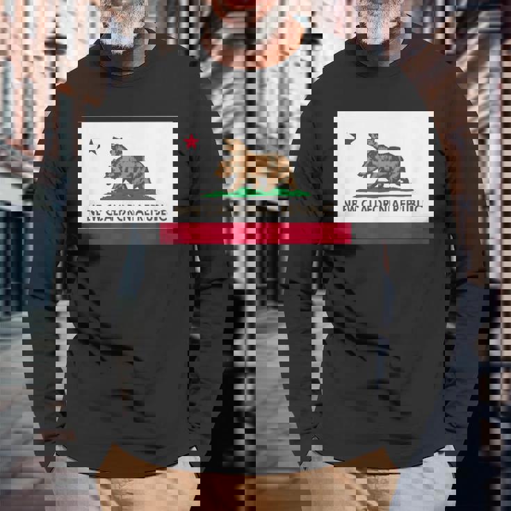 New California Republic Ncr Flag Maglietta a maniche lunghe Regalos para ancianos