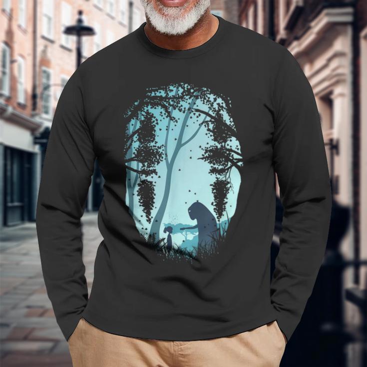 No Face Langarmshirts Geschenke für alte Männer