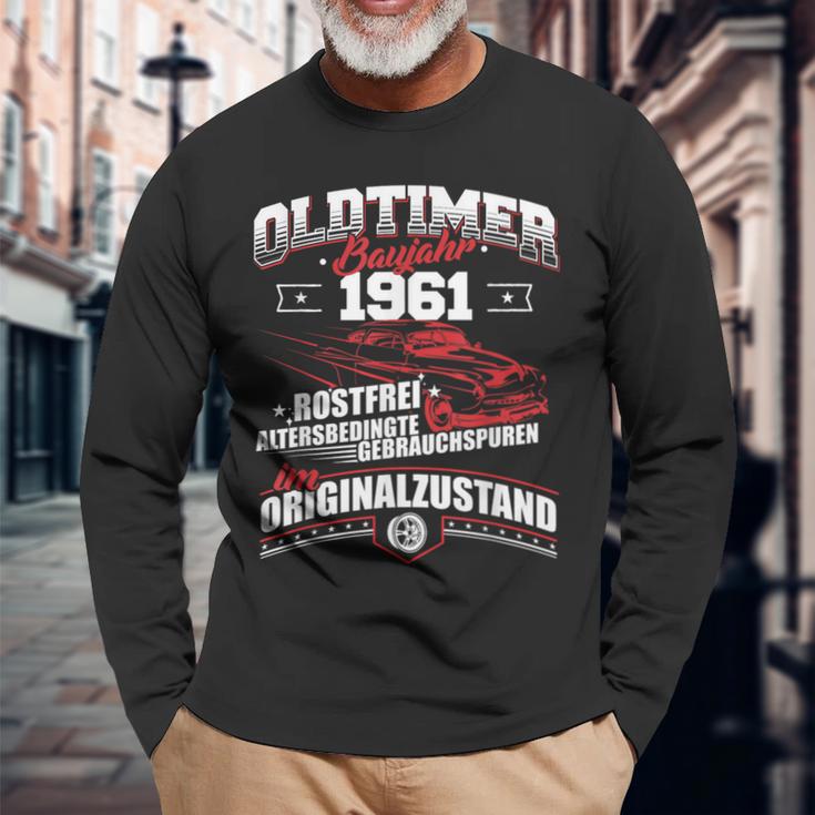 Oldtimer Baujahr 1961Intage Birthday S Langarmshirts Geschenke für alte Männer