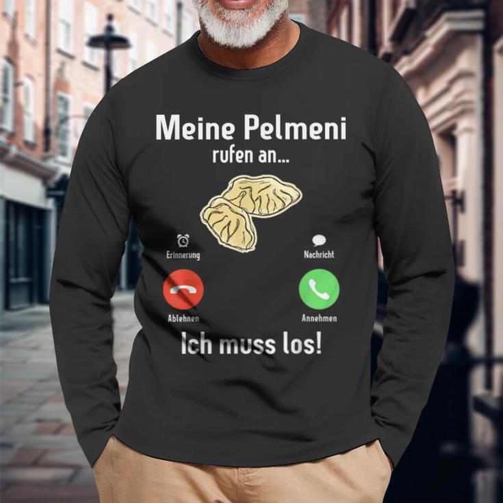 Pelmeni Meine Pelmeni Rufen An Ich Muss Los Russische Küchchen My S Langarmshirts Geschenke für alte Männer