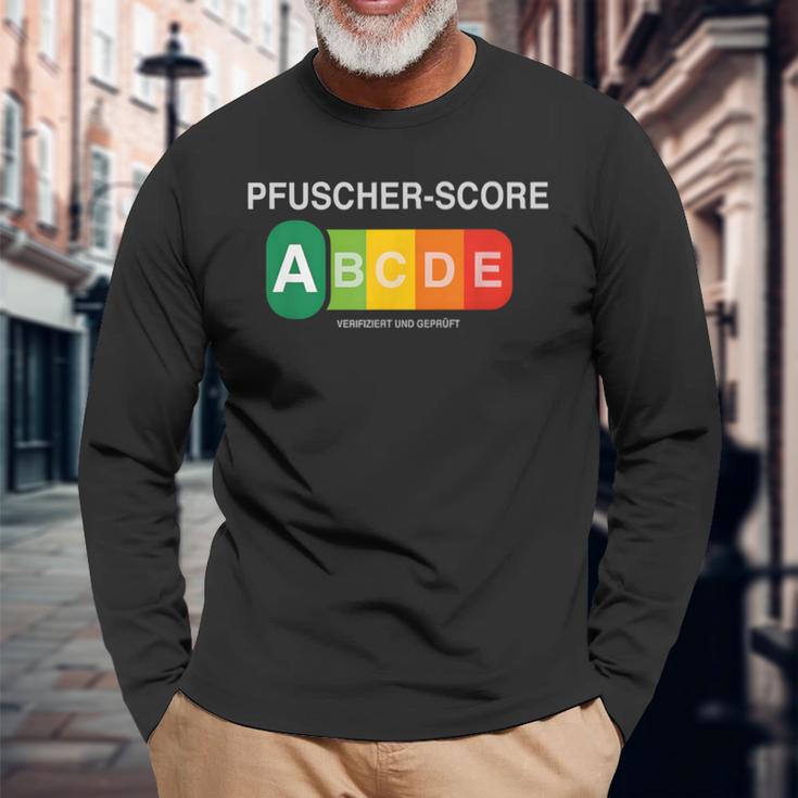 Pfuscher Score Langarmshirts Geschenke für alte Männer