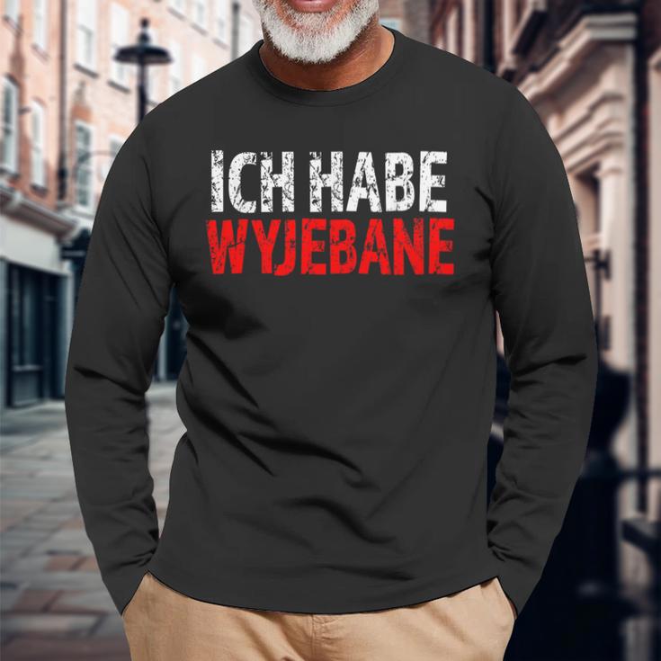 PolskaPolish Slogan Wyjebane Polski Langarmshirts Geschenke für alte Männer