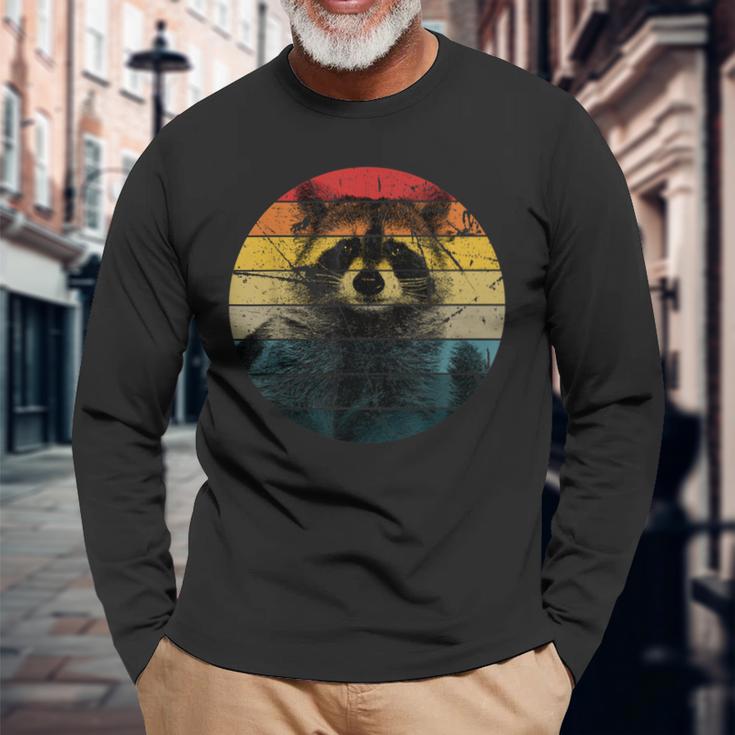 Raccoon For Mapache Marten Raccoon Langarmshirts Geschenke für alte Männer