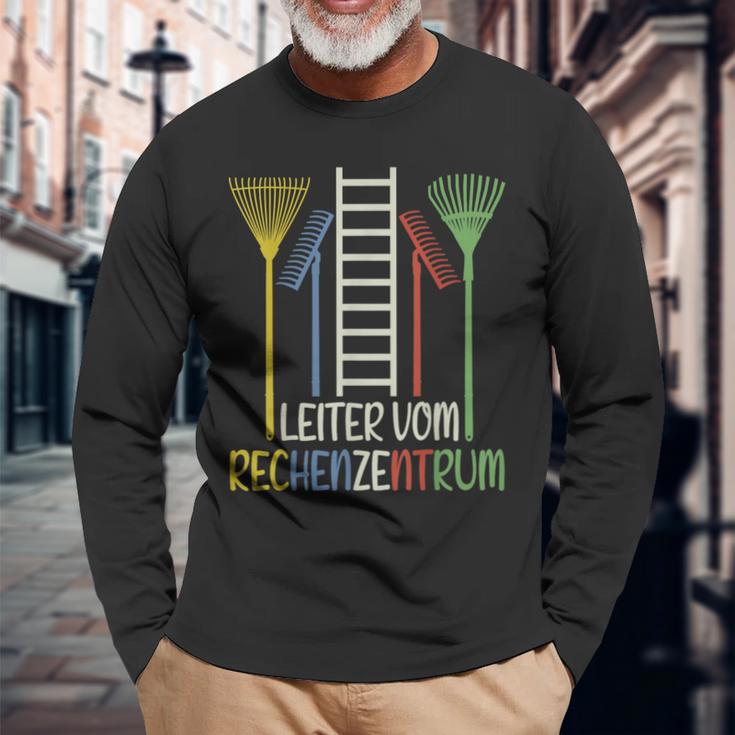 Rechenzentrum Garden Tools Rake Ladder Garden Langarmshirts Geschenke für alte Männer