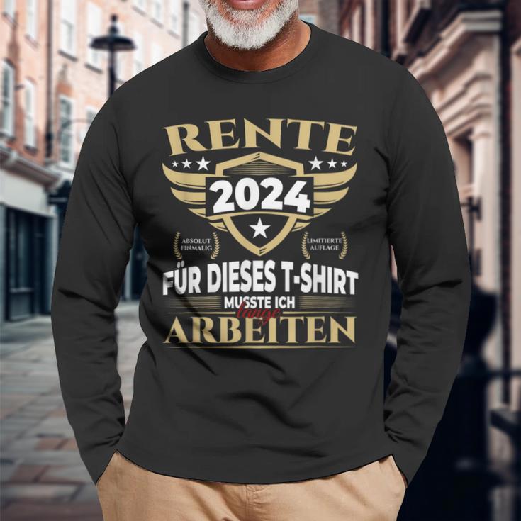 Rente 2024 Für Dieses Musste Ich Lange Arbeiten Langarmshirts Geschenke für alte Männer