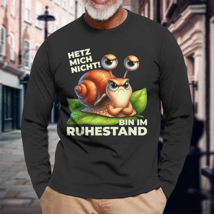 Rente 2024 Pensioner Turtle Do Not Rush Langarmshirts Geschenke für alte Männer