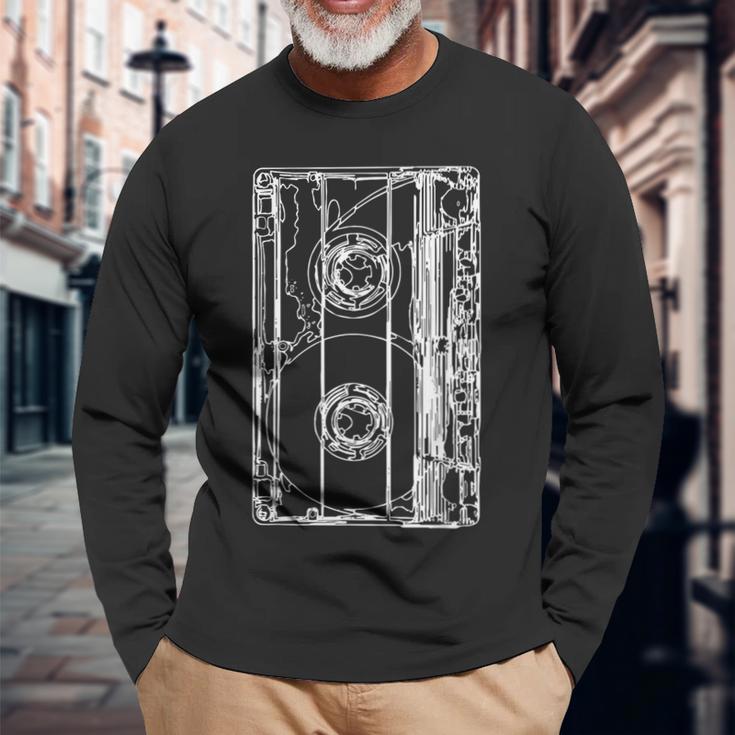 Retro 90S Costume Music Cassette Langarmshirts Geschenke für alte Männer