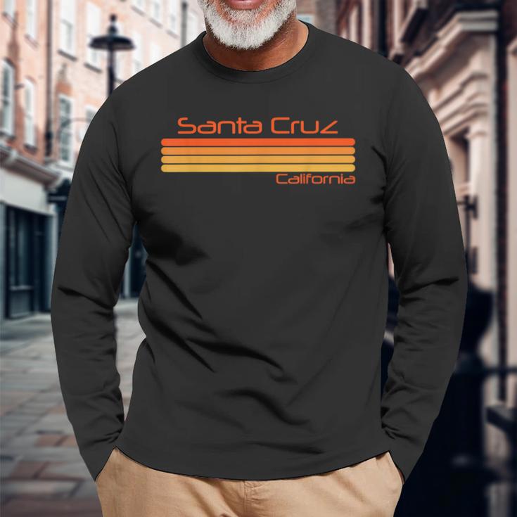 Retro Santa Cruz California Langarmshirts Geschenke für alte Männer