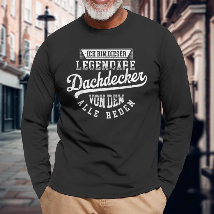 Roofer Legend intage Slogan S Langarmshirts Geschenke für alte Männer