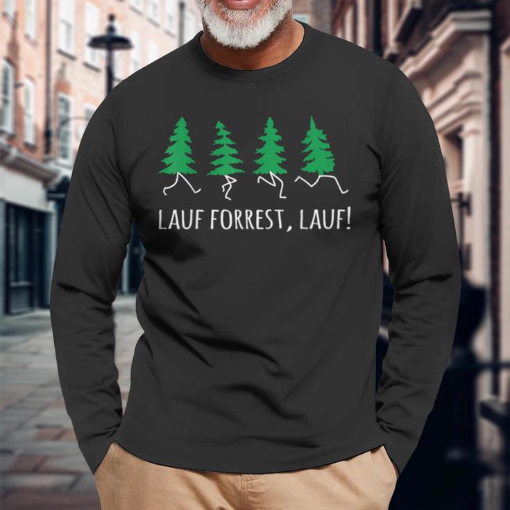 Running Forrest Running Slogan Langarmshirts Geschenke für alte Männer