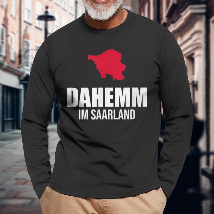 Saarländer Dahemm Dialekt Saarland Langarmshirts Geschenke für alte Männer