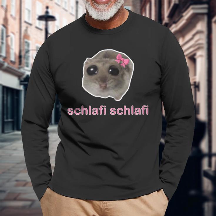 Sad Hamster Sad Hamster Hamstie Hamsty Hamsti Langarmshirts Geschenke für alte Männer