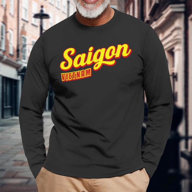 Saigonietnam Langarmshirts Geschenke für alte Männer