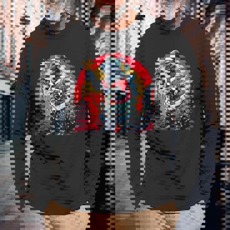 Santazilla Japanese Monster Kaiju Dinosaur Christmas Long Sleeve T-Shirt Gifts for Old Men Santazilla Japanese Monster Kaiju Dinosaur Christmas Long Sleeve T-Shirt Gifts for Old Men