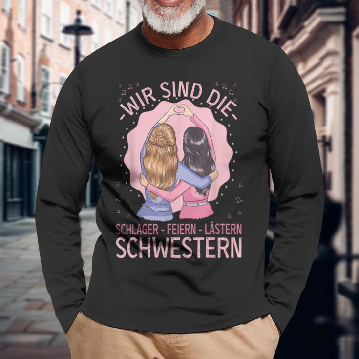 Schlager Feiern Lästern Schlageroutfit Party S Langarmshirts Geschenke für alte Männer