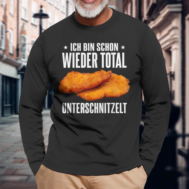 Schnitzel Ich Bin Wieder Total Unterschnitzelt Langarmshirts Geschenke für alte Männer