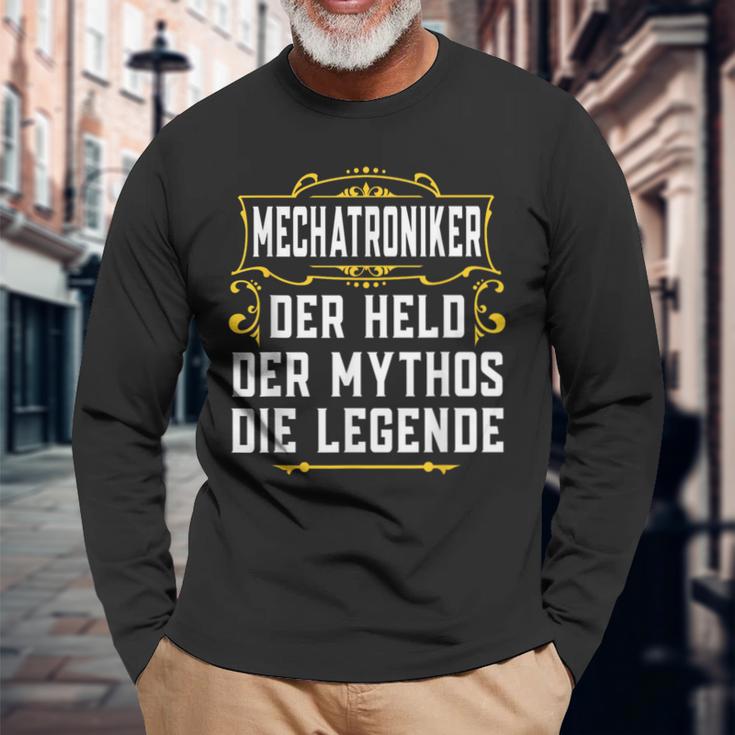 Schrauber Held Mythos Legende Mechatroniker Langarmshirts Geschenke für alte Männer