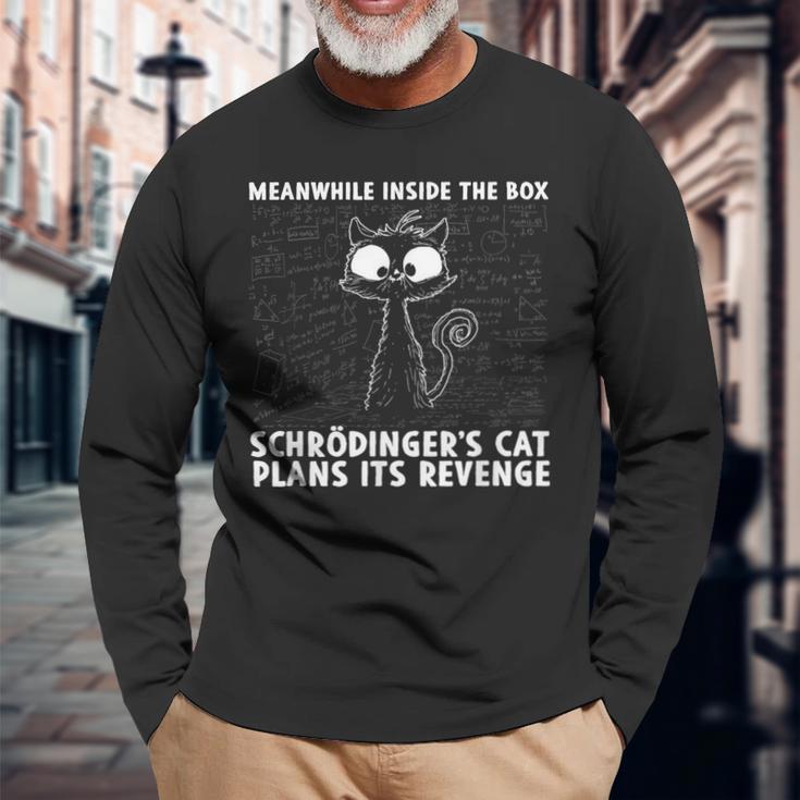 Schrödinger's Cat Her Revenge Langarmshirts Geschenke für alte Männer