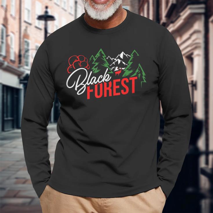 Schwarzwald Forest Bollenhut Hiking Souvenir Langarmshirts Geschenke für alte Männer