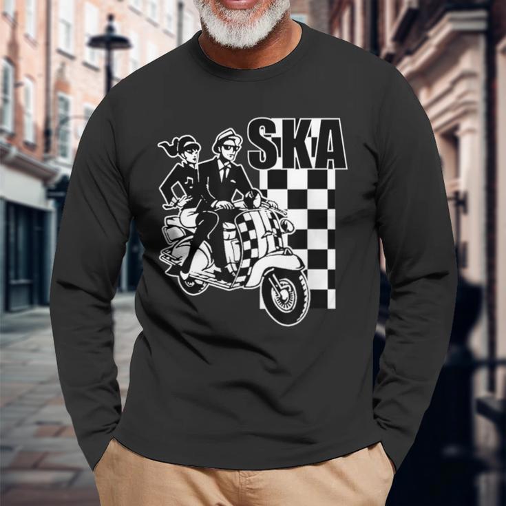 Ska Musik Ist Leben Ska Reggae Punk Langarmshirts Geschenke für alte Männer