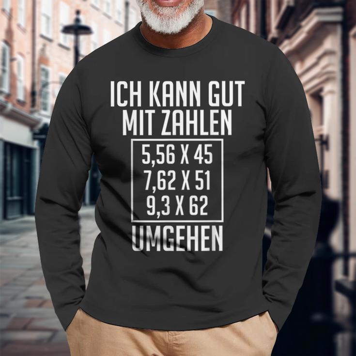 Sportschütze Schützenverein Sagittarius Hobby Shooting S Langarmshirts Geschenke für alte Männer