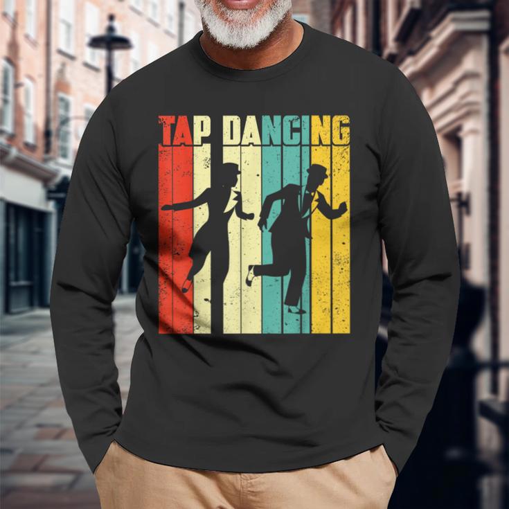 Stepptanz Retro Stepptanz Liebhaber Stepptänzer Langarmshirts Geschenke für alte Männer