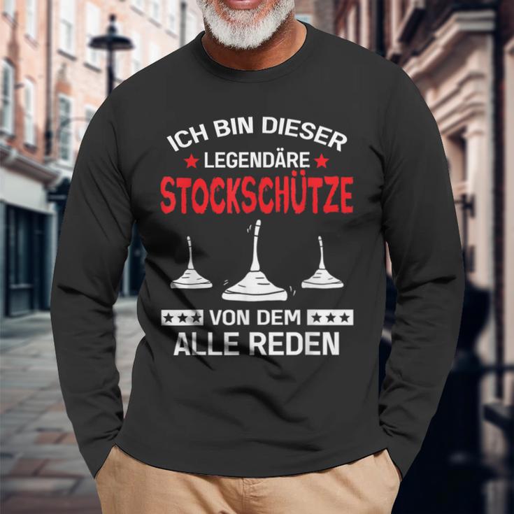 Stocksport Curling Sport Langarmshirts Geschenke für alte Männer