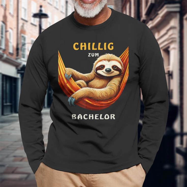 Studium Chillen Faulenzen Ruhig Studentin Langsam Student Langarmshirts Geschenke für alte Männer