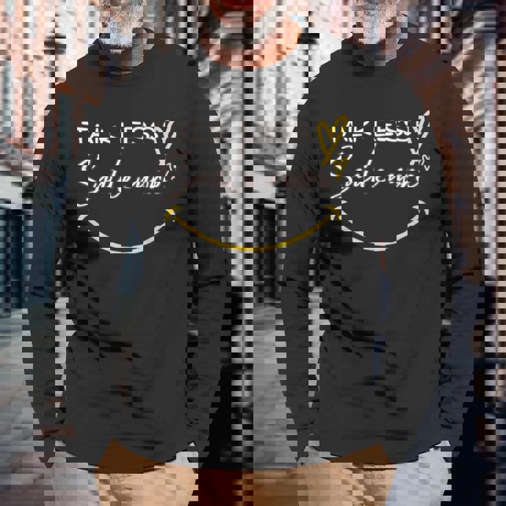 Talk Less Smile More Cool Historical Hamilton Quote Long Sleeve T-Shirt Gifts for Old Men