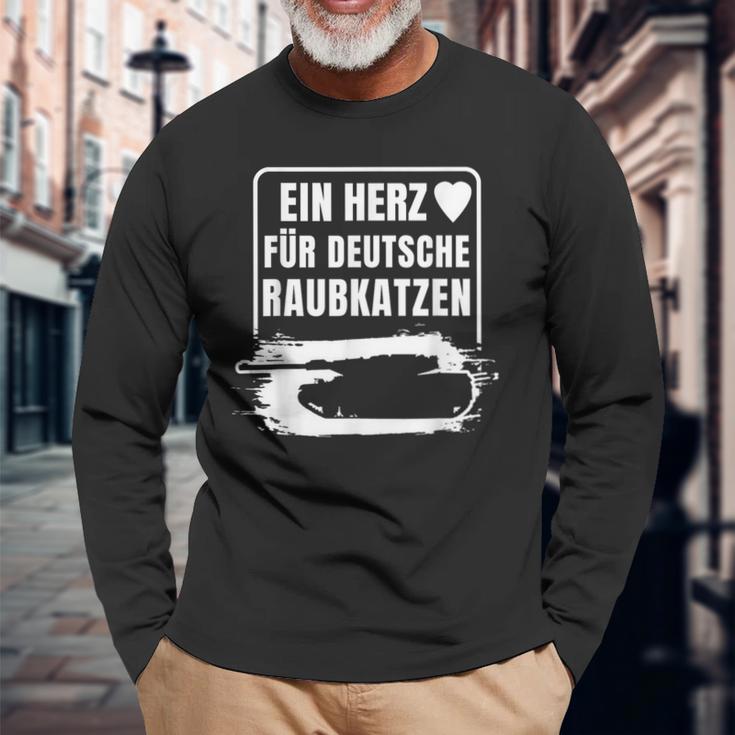 Tank Driver For German Army Tiger Tank Ww2 Langarmshirts Geschenke für alte Männer