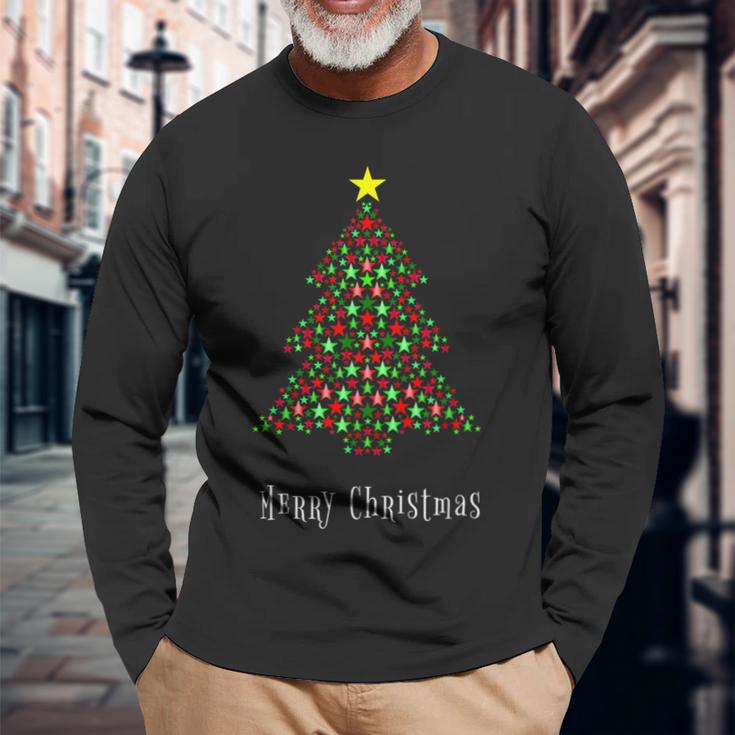 Tannenbaum Für Weihnachten Xmas Merry Christmas Langarmshirts Geschenke für alte Männer