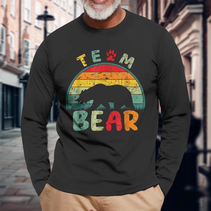 Team Bear Ich Wählle Den Bären Langarmshirts Geschenke für alte Männer