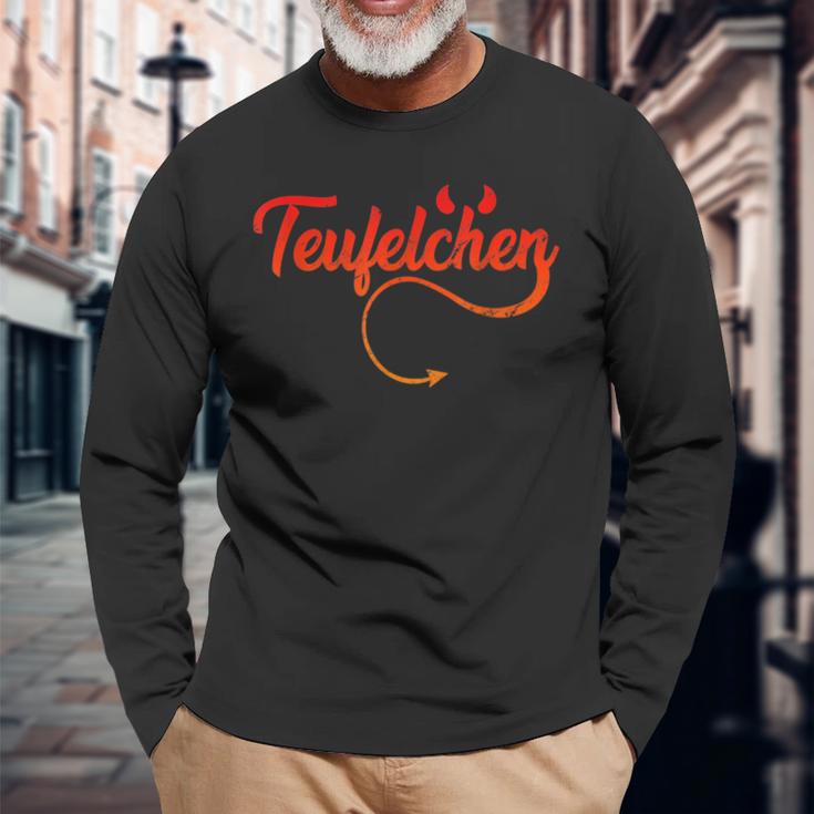 Teufel Oder Engel Teufelchen Langarmshirts Geschenke für alte Männer